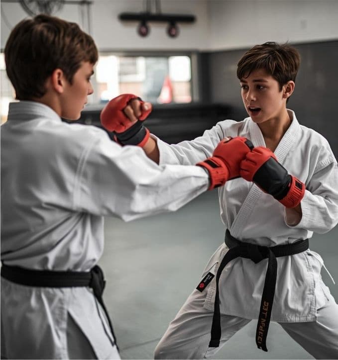 Teens Self Defense class at Dragon Health & Fitness Footscray
