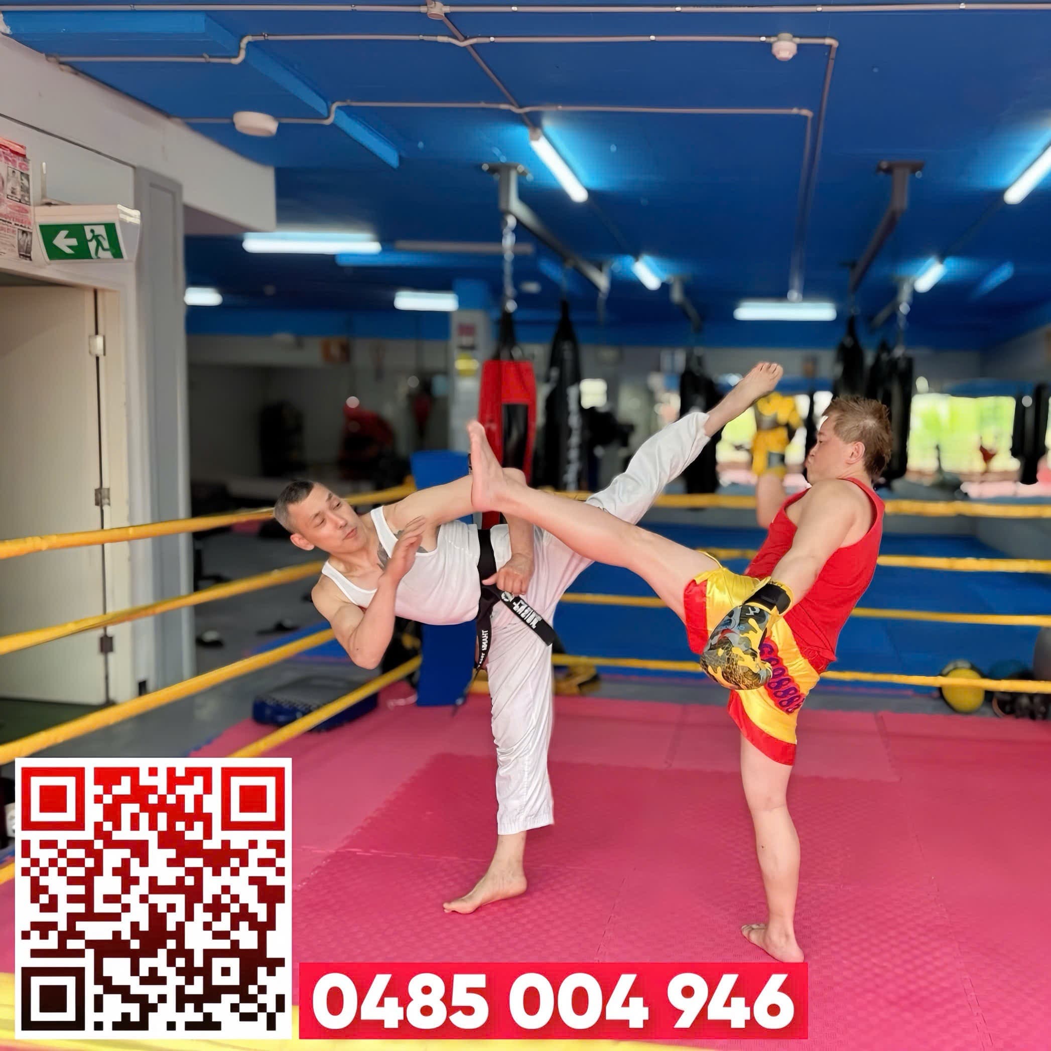 Muay Thai training at Dragon Health and Fitness